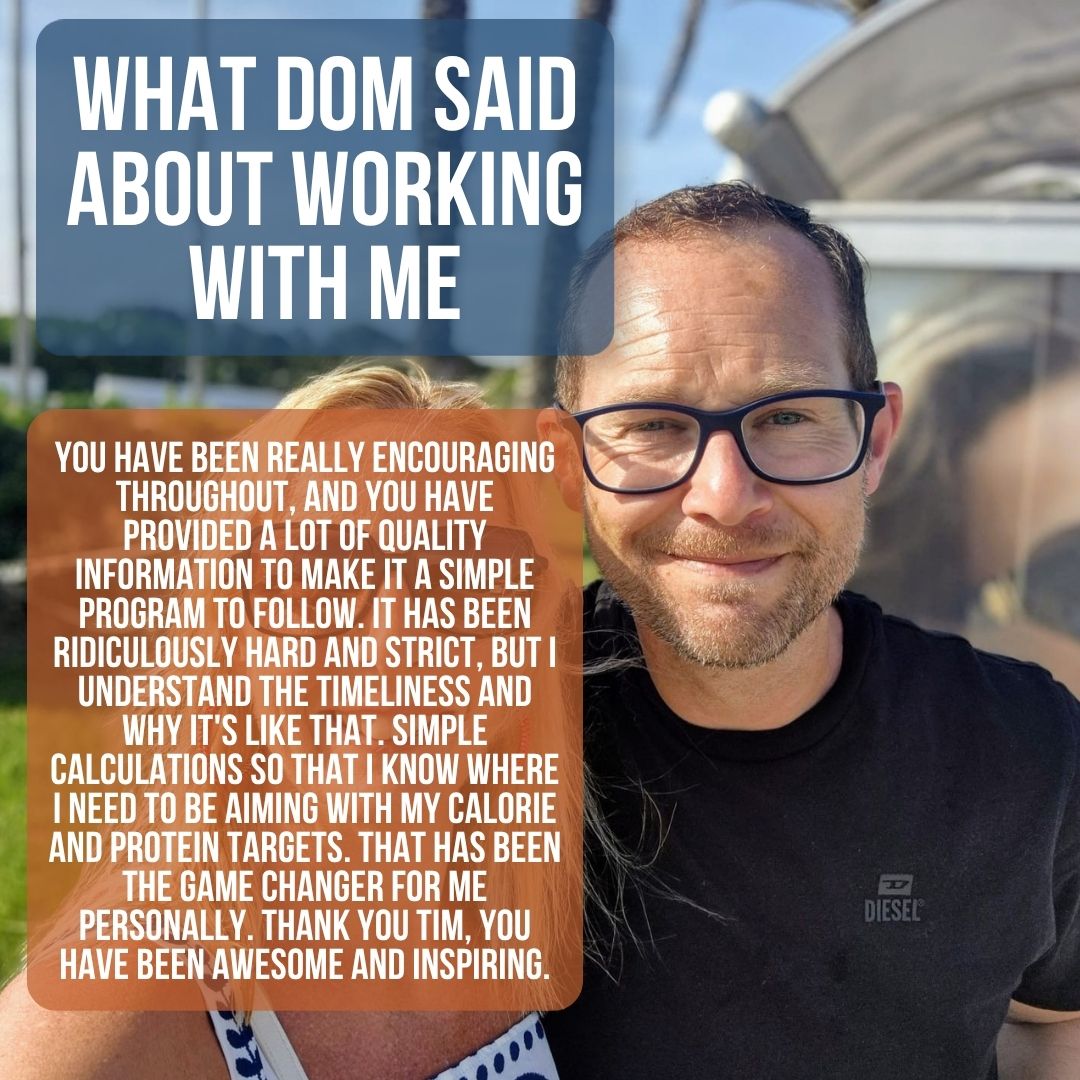 Testimonial from Dom, coaching client of Tim Beswick