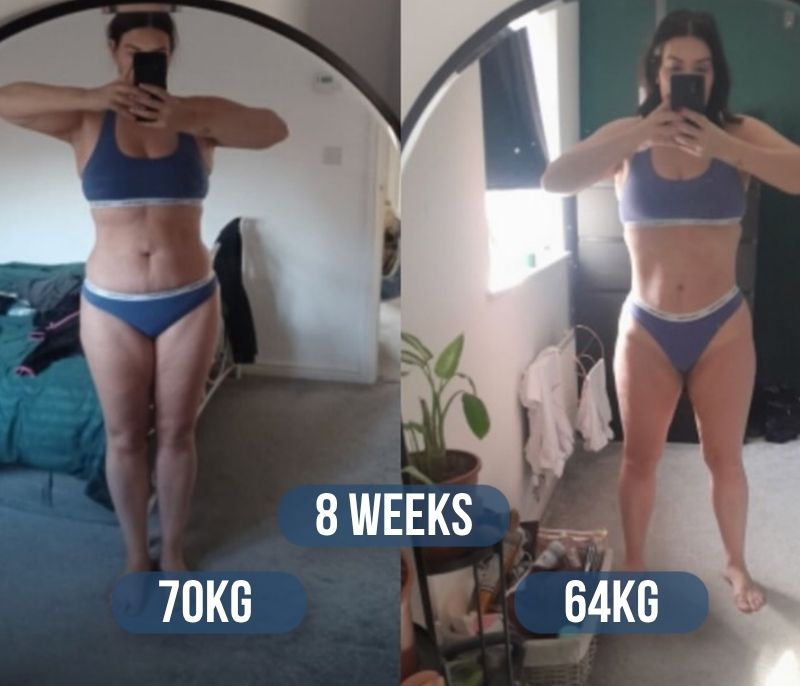JENNA, before and after coaching with Tim Beswick