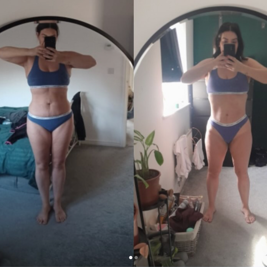 JENNA, before and after coaching with Tim Beswick