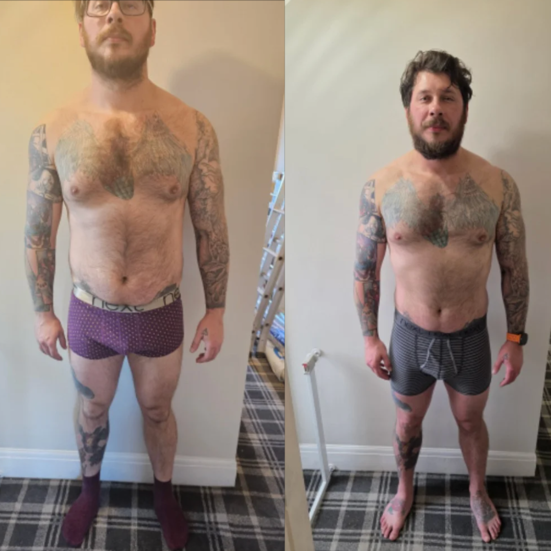 PERCY, before and after coaching with Tim Beswick