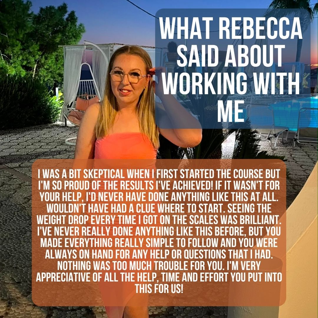 Testimonial from Rebecca, coaching client of Tim Beswick