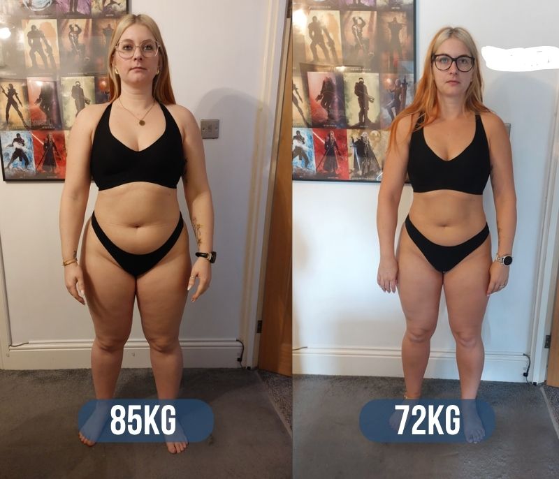 SARAH, before and after coaching with Tim Beswick