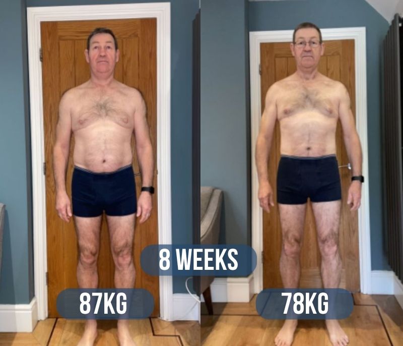 SHANE, before and after coaching with Tim Beswick